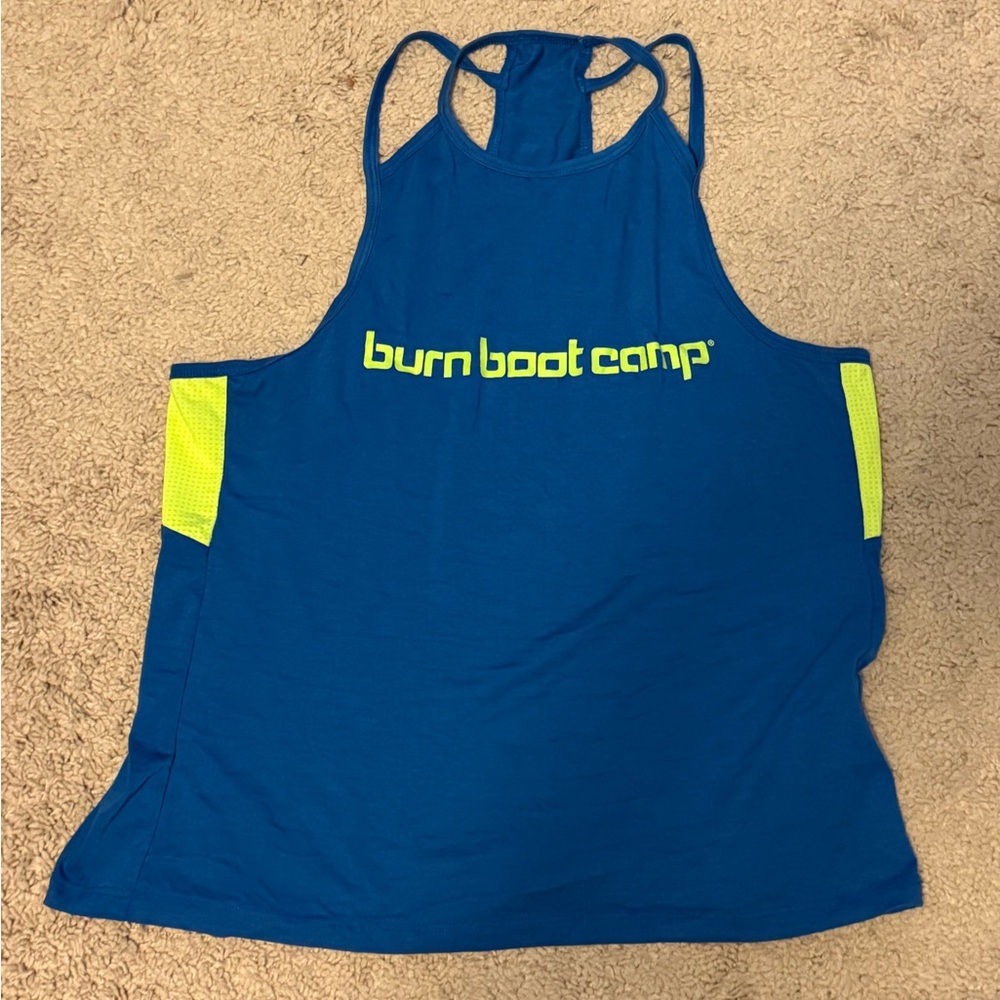 Burn Boot Camp Blue Tank Top